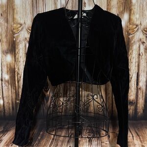 Roberta Bridal Midnight Velvet Blazer